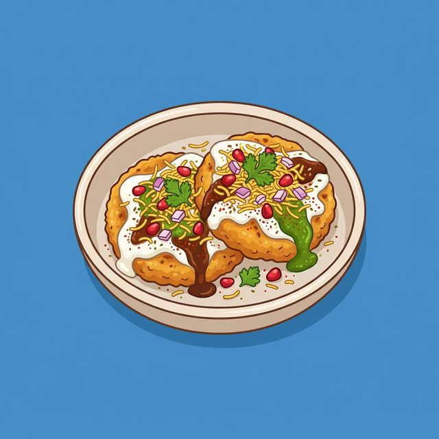Aloo Tikki Chaat